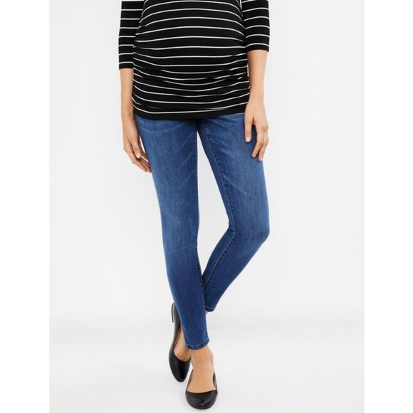 NWT Jessica Simpson XS Petite Maternity Secret Fit Jeans - Picture 1 of 9